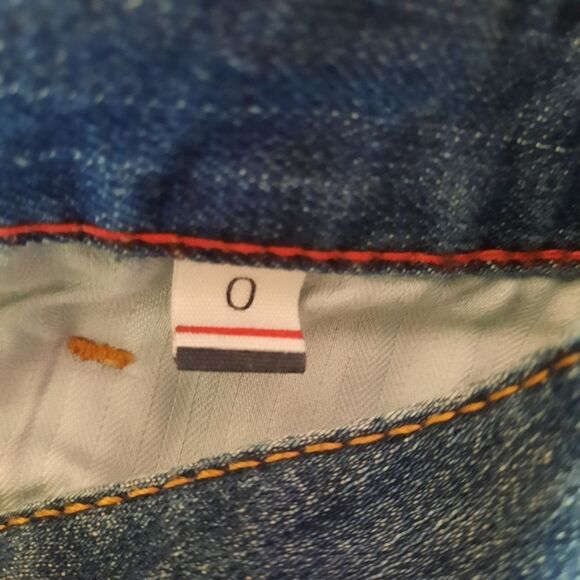 Tommy Hilfiger Knee Length Dask Wash Denim Skirt - Picture 3 of 4